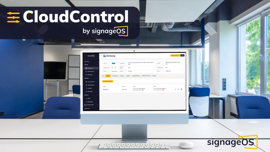 signageOS CloudControl: Streamlining Digital Signage Management